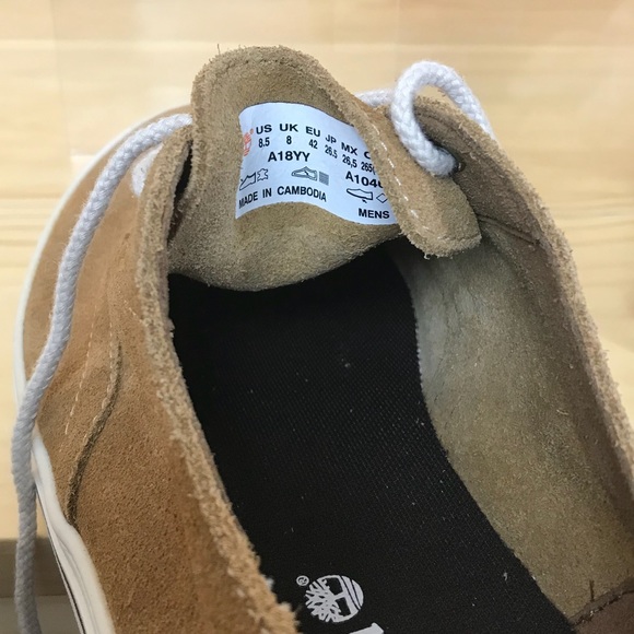 Timberland Coles Point Brown Suede Fashon Sneakers - Picture 6 of 7